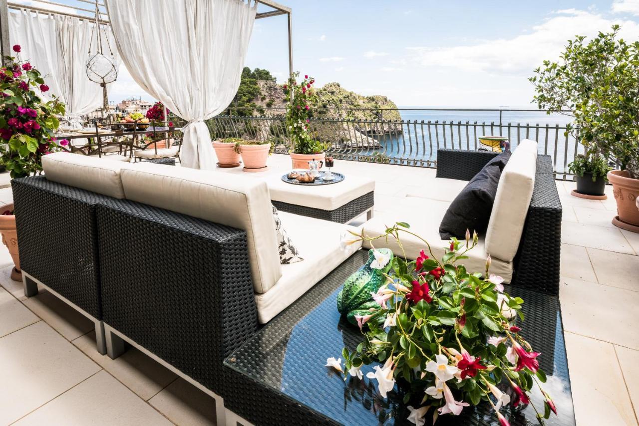 202 Luxury Terrace View Leilighet Taormina Eksteriør bilde