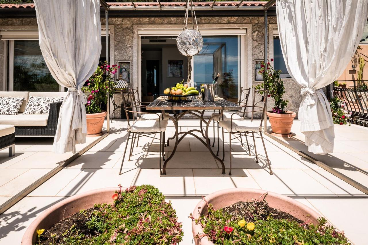 202 Luxury Terrace View Leilighet Taormina Eksteriør bilde