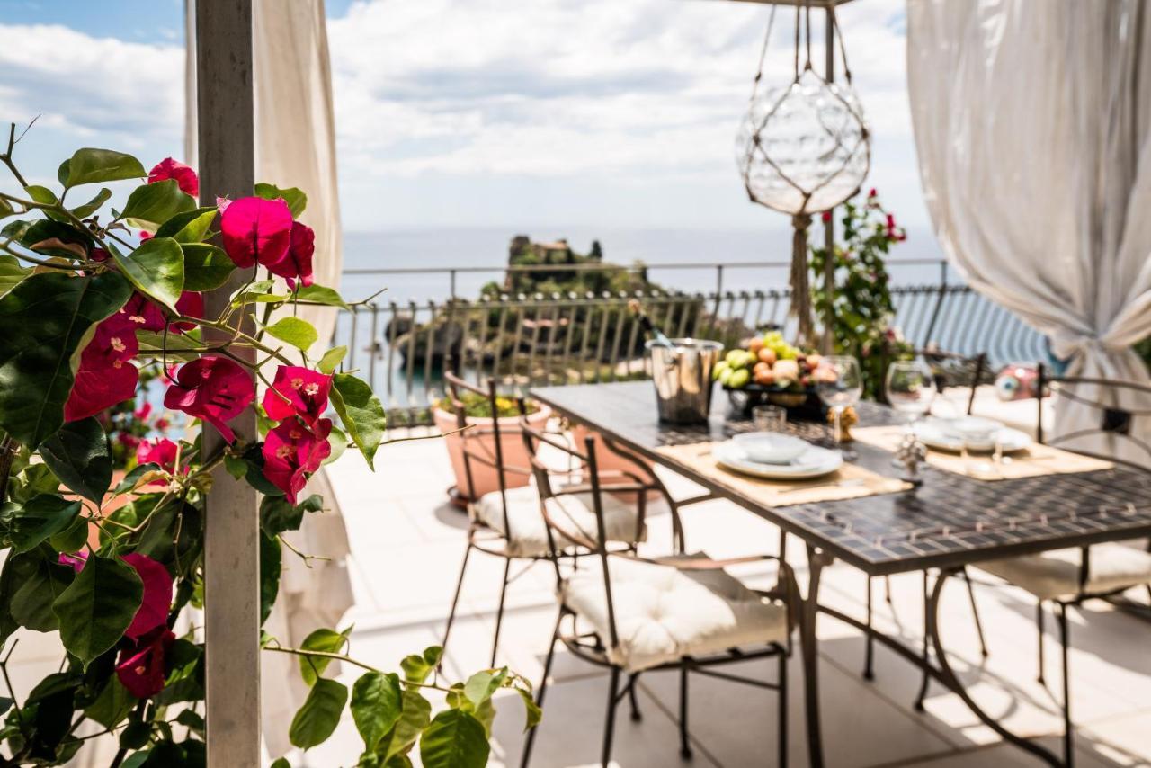 202 Luxury Terrace View Leilighet Taormina Eksteriør bilde